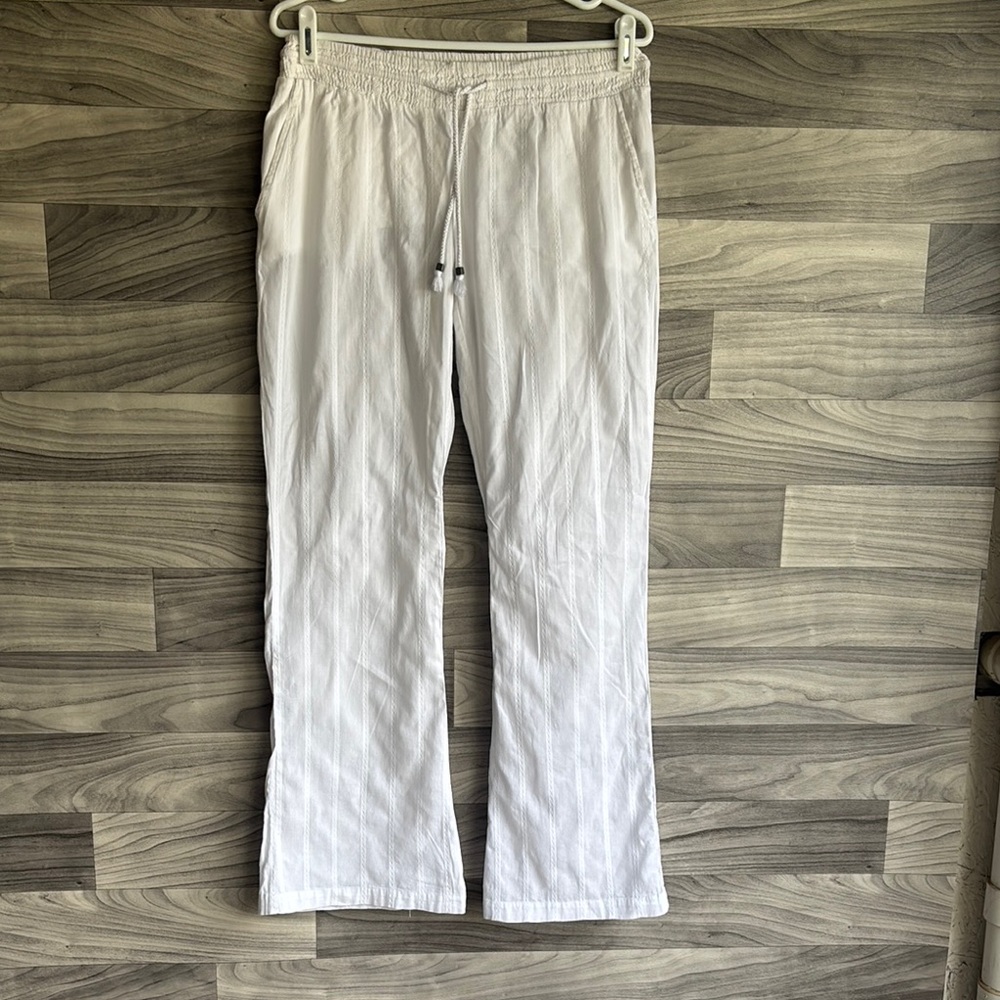 Volcom White Sweatpants Relaxed Fit Joggers